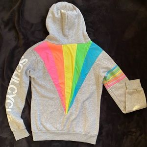 SoulCycle Rainbow Zip Hoodie Medium M
